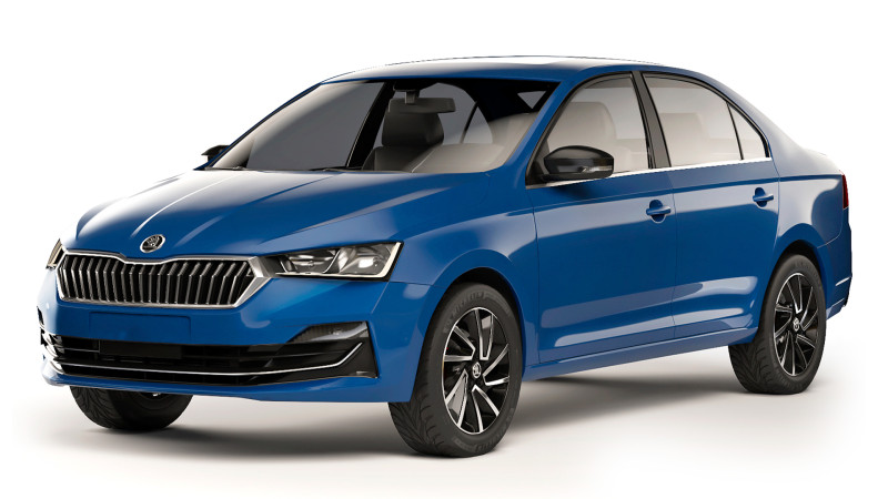 Skoda Rapid CN-spec sedan 2020 3D Model .c4d .max .obj .3ds .fbx .stl .blend 