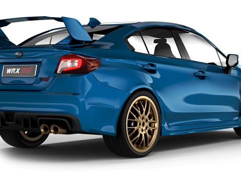 Subaru WRX STI 2019 3D Model