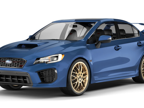 Subaru WRX STI 2019 3D Model