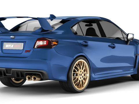 Subaru WRX STI 2019 3D Model