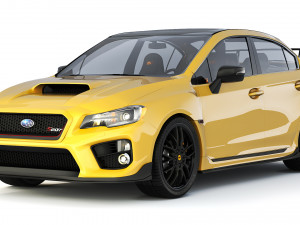 Subaru WRX STi S207 2016 3D Model