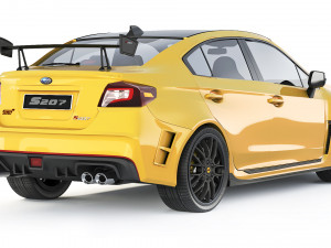 Subaru WRX STi S207 2016 3D Model