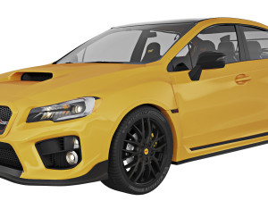 Subaru WRX STi S207 2016 3D Model