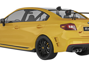 Subaru WRX STi S207 2016 3D Model