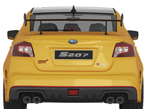 Subaru WRX STi S207 2016 3D Model