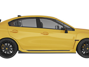 Subaru WRX STi S207 2016 3D Model