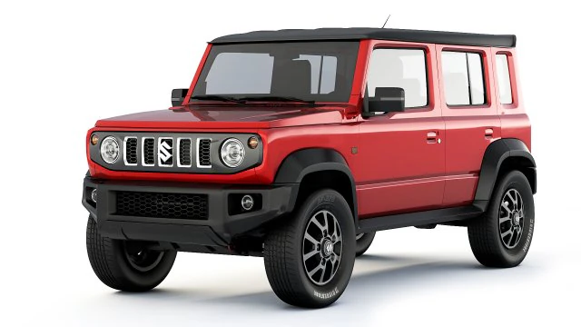 Suzuki Jimny 5-Door 2023 3D Model .c4d .max .obj .3ds .fbx .stl .blend 