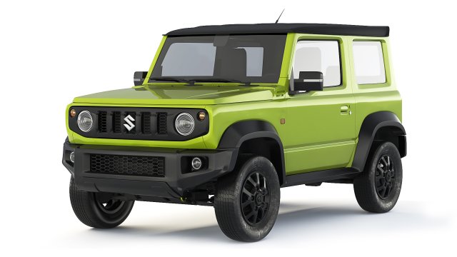 Suzuki Jimny 2019 3D Model .c4d .max .obj .3ds .fbx .stl .blend 