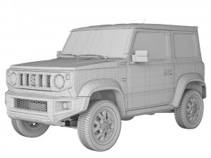 스즈키 짐니 2019 3D 모델