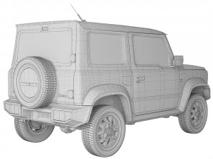 스즈키 짐니 2019 3D 모델