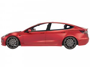 Tesla Model 3 Performance 2022 3D 모델
