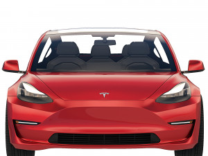 Tesla Model 3 Performance 2022 3D 모델