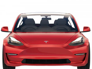 Производительность Tesla Model 3 2022 года 3D Модель