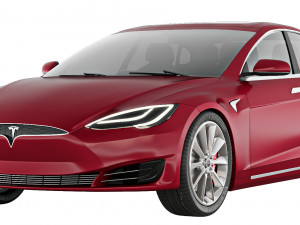 Tesla Model S P100D 2016 3D Model