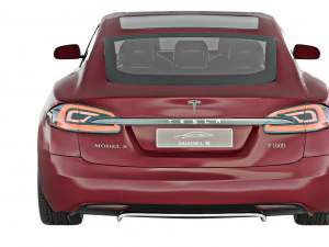 테슬라 모델 S P100D 2016 3D 모델