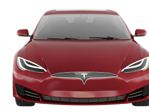 Tesla Model S P100D 2016 3D Model