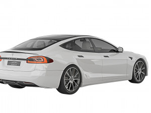 Tesla Model S Plaid 2021 3D Model