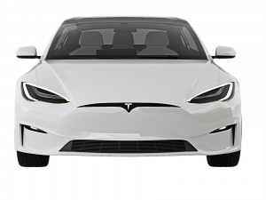 Tesla Model S Plaid 2021 3D Model