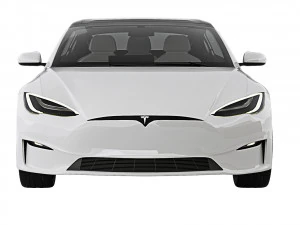 Tesla Model S 격자 무늬 2021 3D 모델