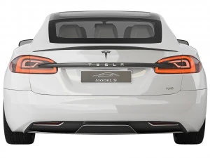 Tesla Model S 격자 무늬 2021 3D 모델