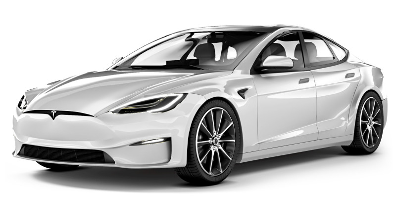 Tesla Model S Plaid 2021 3D Model .c4d .max .obj .3ds .fbx .stl .blend 