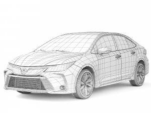 Toyota Corolla 2019 3D 模型