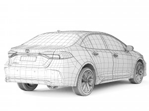 Toyota Corolla 2019 3D 模型