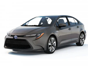 Toyota Corolla Hybrid 2020 3D Model