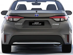 Toyota Corolla Hybrid 2020 3D Model