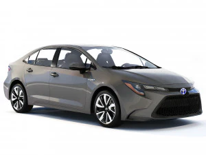 Toyota Corolla Hybrid 2020 3D Model