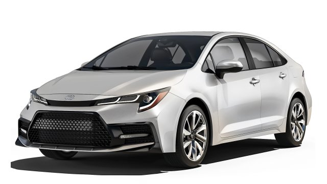 Toyota Corolla XSE 2020 3D Модель .c4d .max .obj .3ds .fbx .stl .blend 