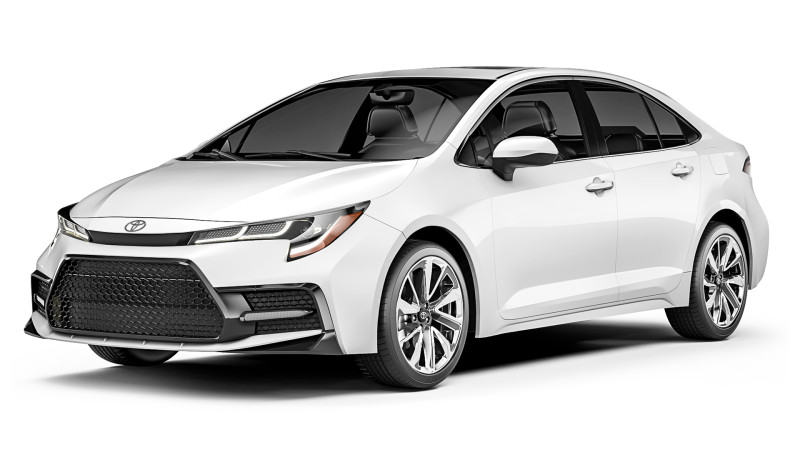 Toyota Corolla XSE 2020 Model 3D .c4d .max .obj .3ds .fbx .stl .blend 