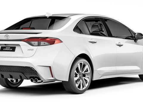 Toyota Corolla XSE 2020 Model 3D