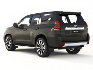 Toyota Land Cruiser Prado 2018 3D 模型