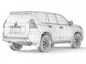 Toyota Land Cruiser Prado 2018 3D 模型