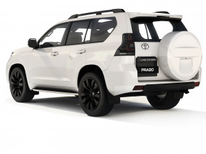 Toyota Land Cruiser Prado VXL 2021 3D मॉडल