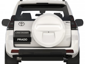 Toyota Land Cruiser Prado VXL 2021 3D मॉडल