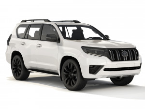 Toyota Land Cruiser Prado VXL 2021 3D मॉडल