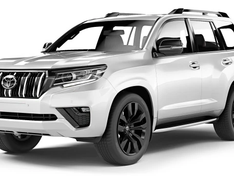 Toyota Land Cruiser Prado VXL 2021 3D Model