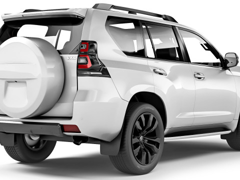 Toyota Land Cruiser Prado VXL 2021 3D मॉडल