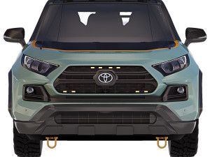 Toyota RAV4 Adventure 2019 3D Model