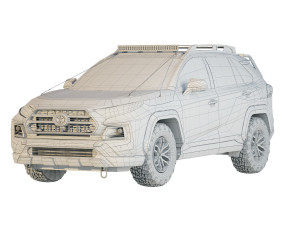 Toyota RAV4 Adventure 2019 3D Model