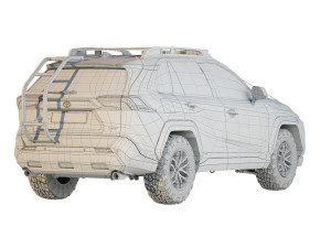 Toyota RAV4 Adventure 2019 3D Model