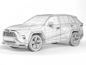 Toyota RAV4 2022 3D Model
