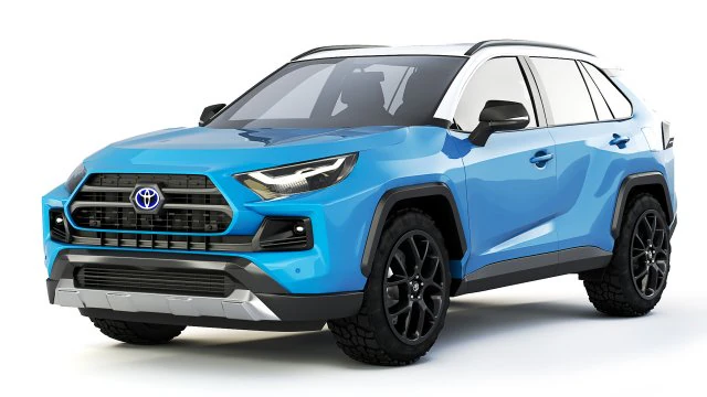 Toyota RAV4 Adventure 2022 3D Model .c4d .max .obj .3ds .fbx .stl .blend 