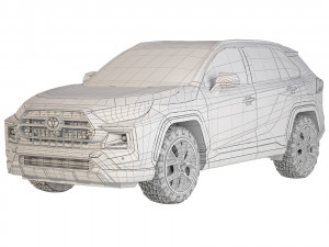 Toyota RAV4 Adventure 2022 3D 模型
