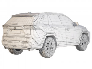 Toyota RAV4 Adventure 2022 3D 模型