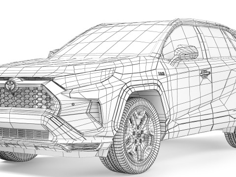 Toyota RAV4 Prime 2021 3D 모델