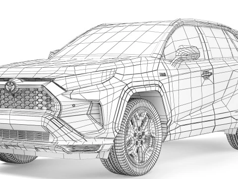 Toyota RAV4 Prime 2021 3D Model
