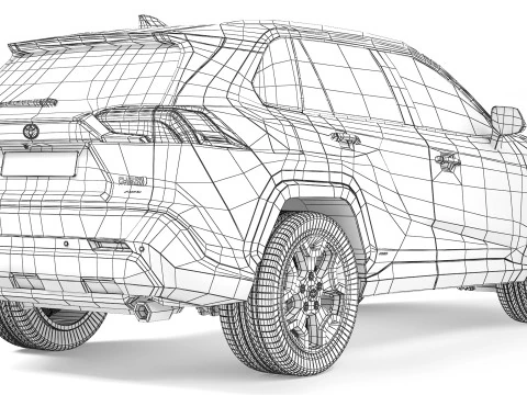 Toyota RAV4 Prime 2021 3D Model
